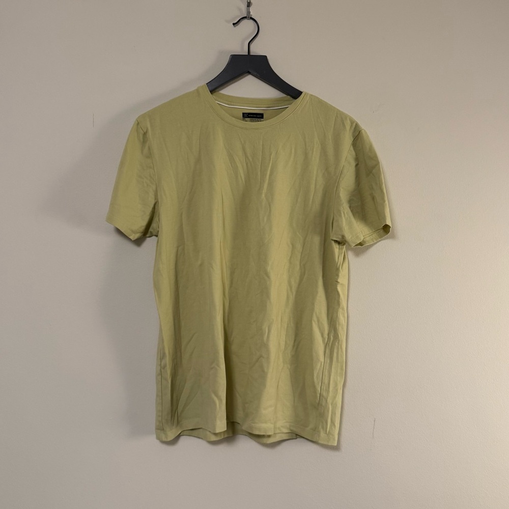 International Concepts Yellow/Green Short Sleeve T-Shirt